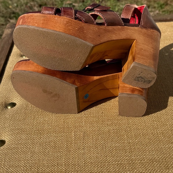 Bed Stu Alba Leather Heeled Sandal Size 7.5 - Picture 13 of 16